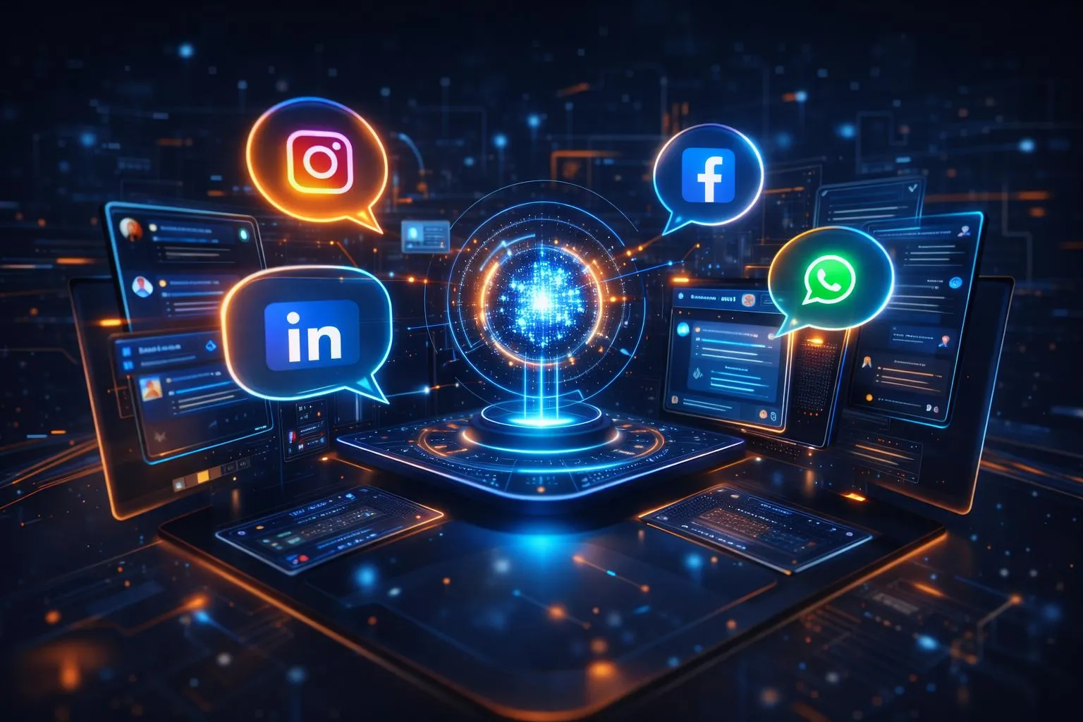 Gestion des réseaux sociaux et présence initiale